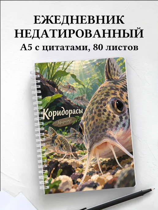 Ежедневник недатированный Коридорасы