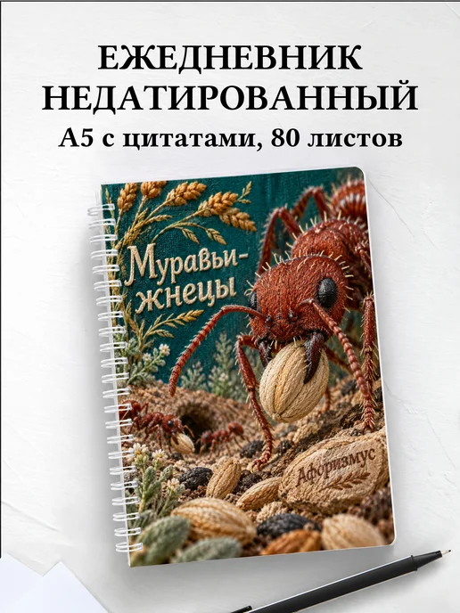 Ежедневник недатированный Муравьи-жнецы