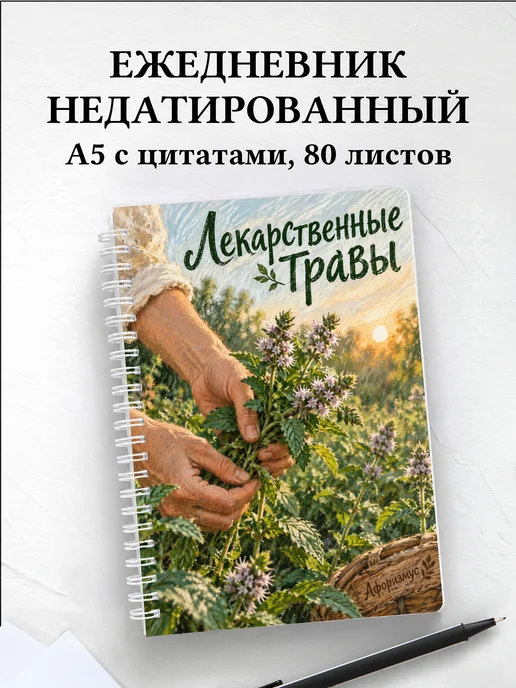 Ежедневник недатированный Лекарственные травы