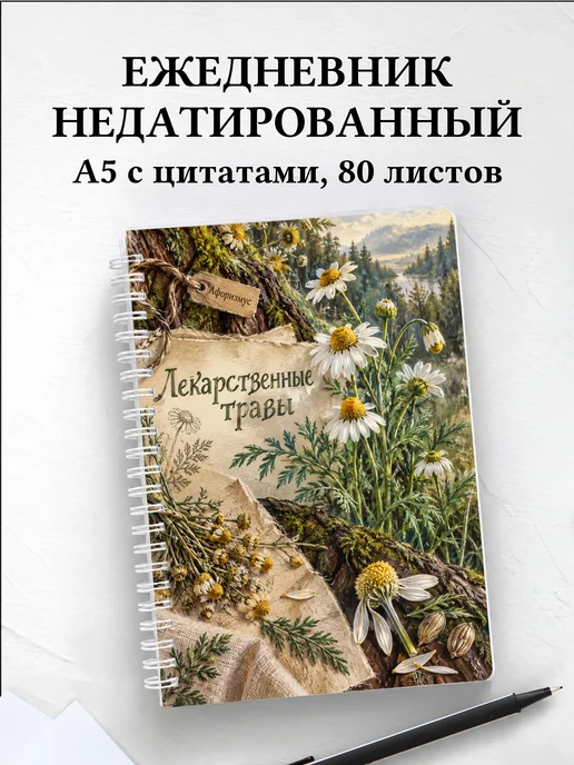 Ежедневник недатированный Лекарственные травы