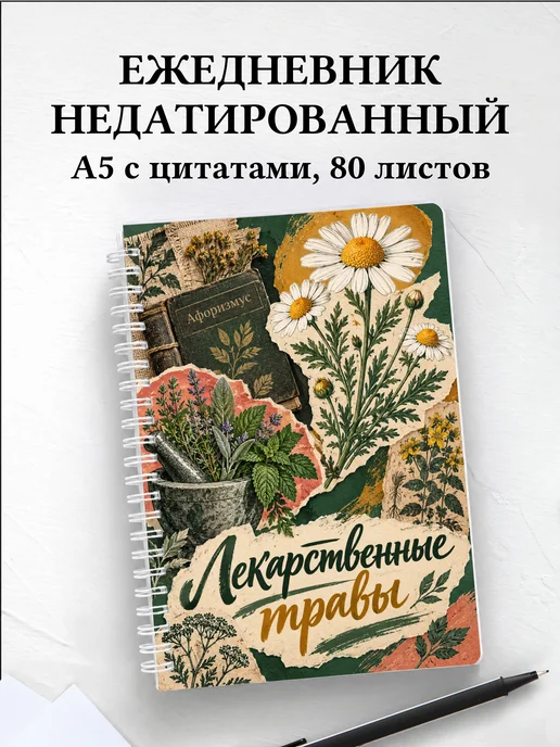 Ежедневник недатированный Лекарственные травы