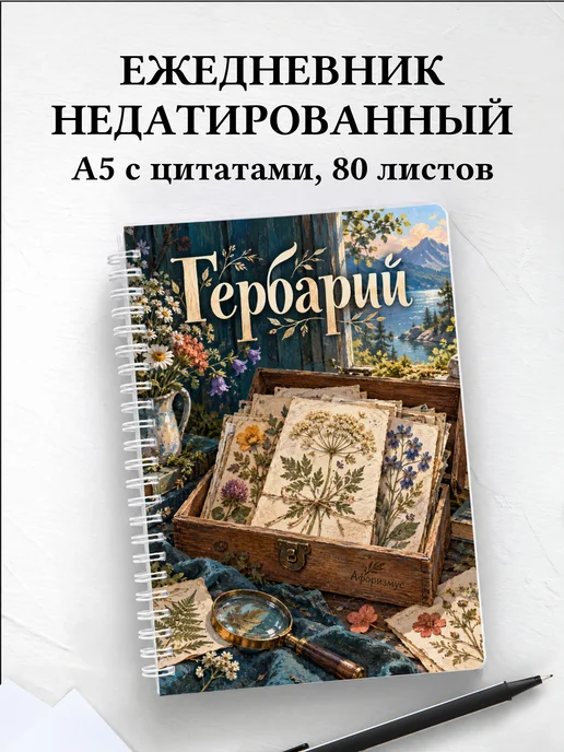 Ежедневник недатированный Гербарий