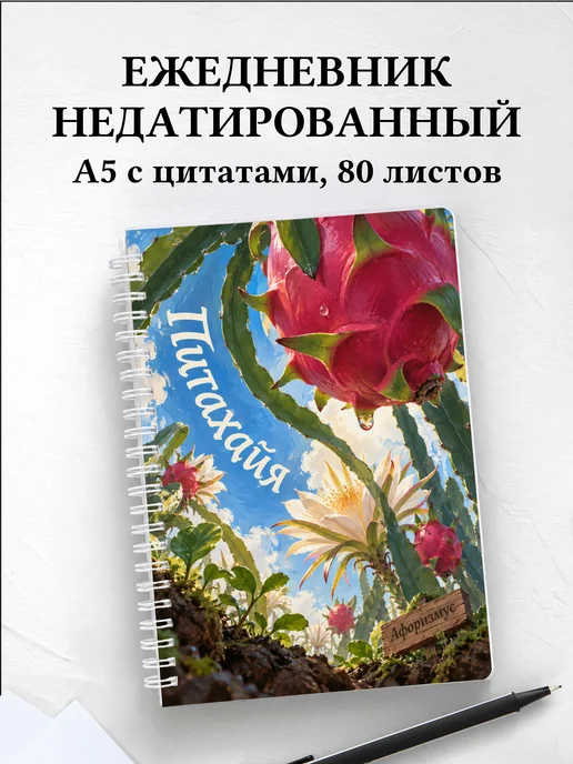 Ежедневник недатированный Питахайя