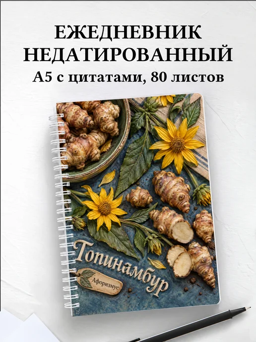 Ежедневник недатированный Топинамбур