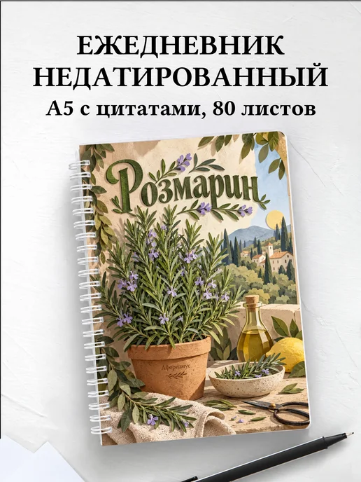 Ежедневник недатированный Розмарин