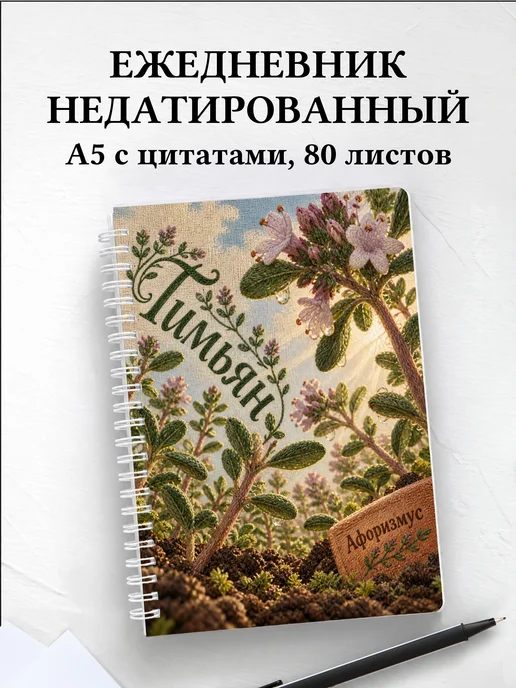 Ежедневник недатированный Тимьян