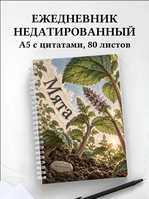 Ежедневник недатированный Мята
