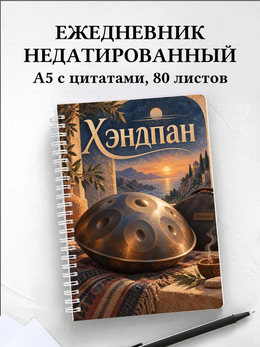 Ежедневник недатированный Хэндпан