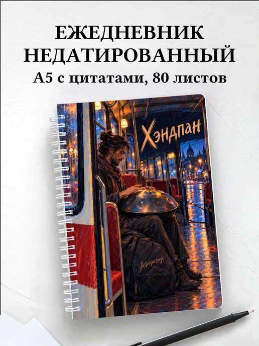 Ежедневник недатированный Хэндпан