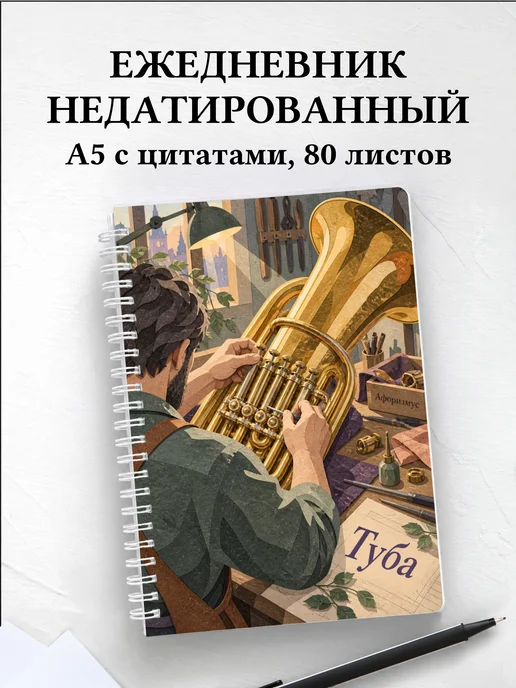 Ежедневник недатированный Туба