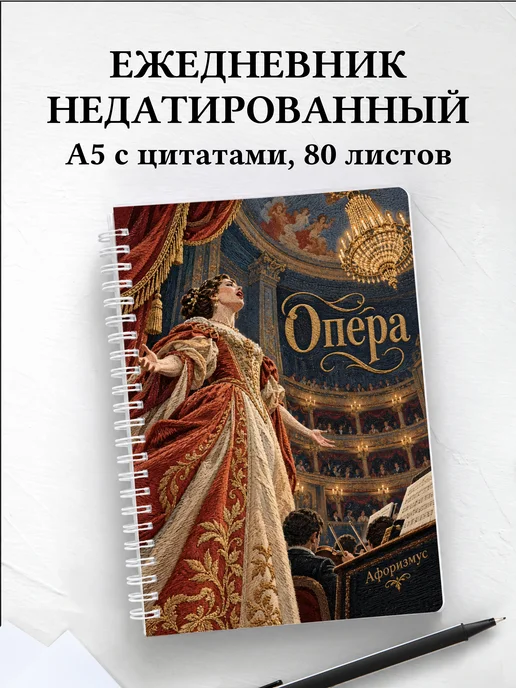 Ежедневник недатированный Опера