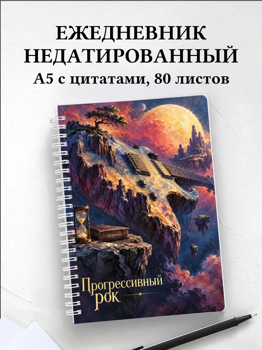 Ежедневник недатированный Прогрессивный рок