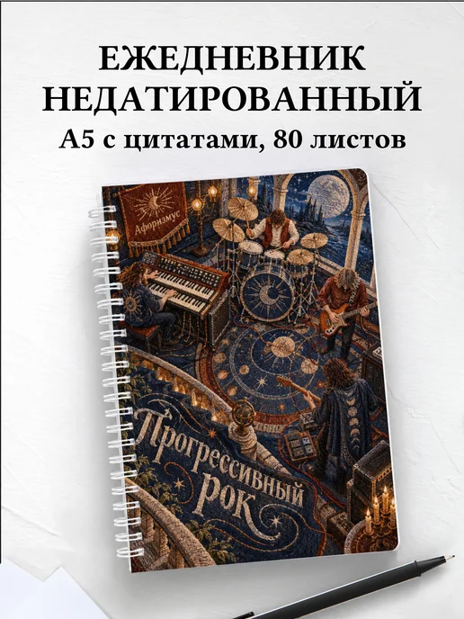 Ежедневник недатированный Прогрессивный рок