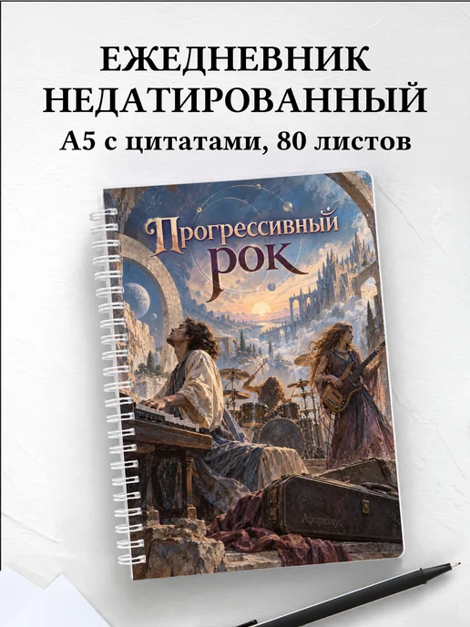 Ежедневник недатированный Прогрессивный рок
