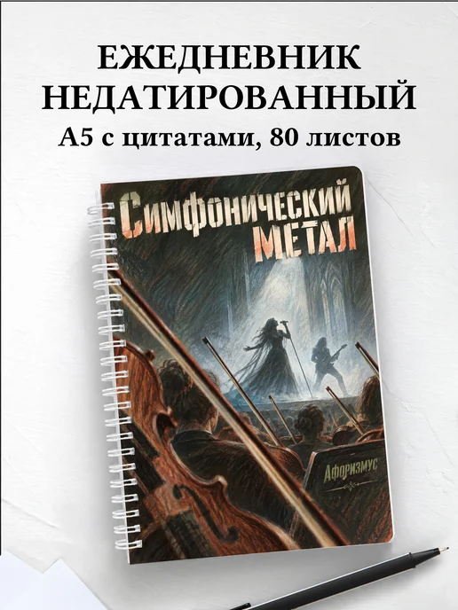 Ежедневник недатированный Симфонический метал