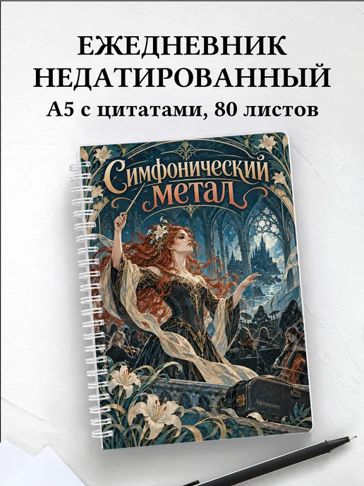 Ежедневник недатированный Симфонический метал