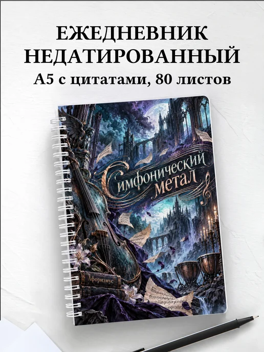 Ежедневник недатированный Симфонический метал