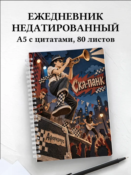 Ежедневник недатированный Ска-панк