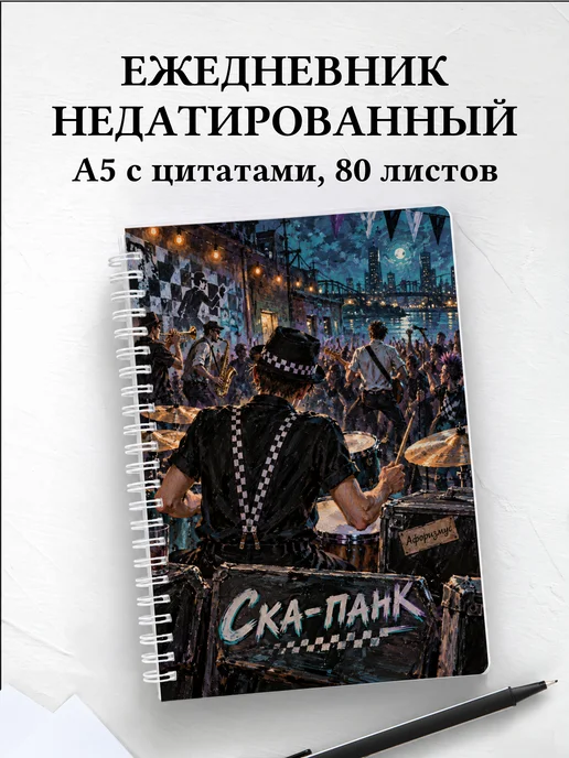 Ежедневник недатированный Ска-панк
