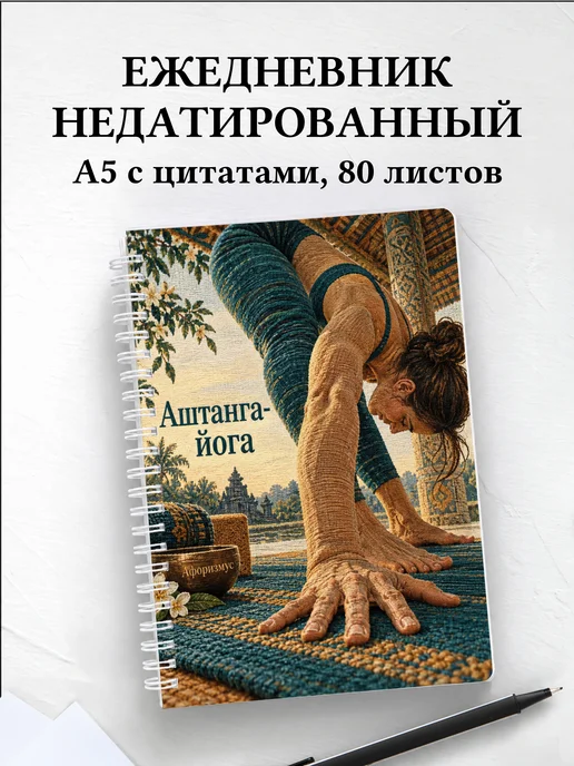 Ежедневник недатированный Аштанга-йога