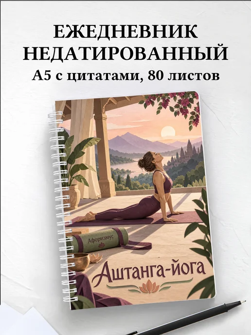 Ежедневник недатированный Аштанга-йога
