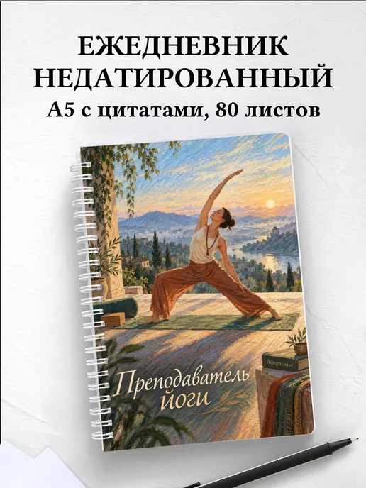 Ежедневник недатированный преподавателя йоги