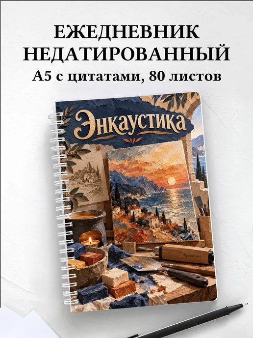 Ежедневник недатированный Энкаустика