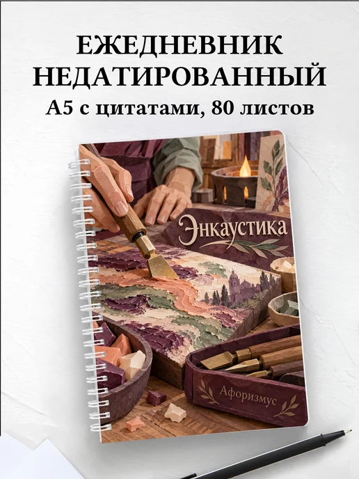 Ежедневник недатированный Энкаустика