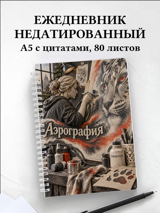 Ежедневник недатированный Аэрография