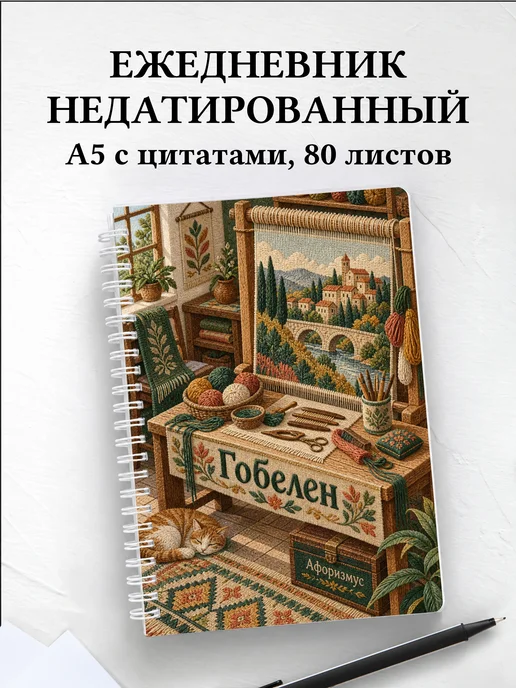 Ежедневник недатированный Гобелен