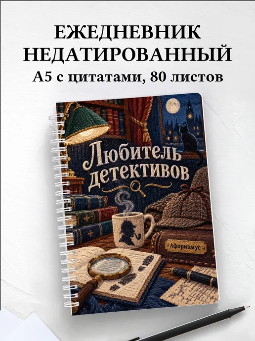 Ежедневник недатированный любителя детективов