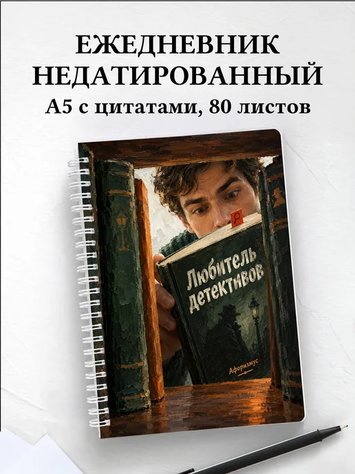 Ежедневник недатированный любителя детективов