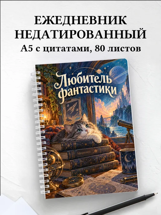 Ежедневник недатированный любителя фантастики