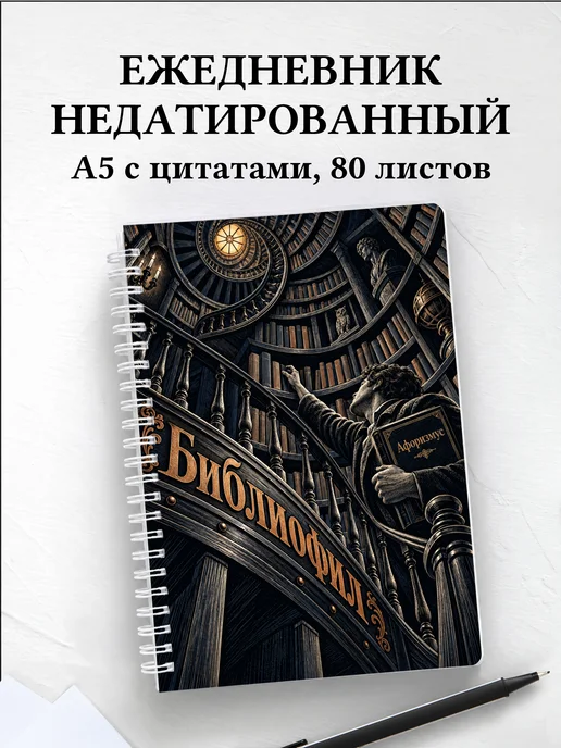 Ежедневник недатированный библиофила