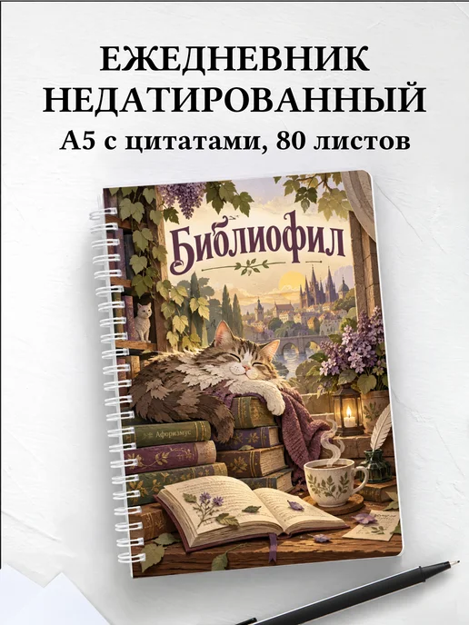 Ежедневник недатированный библиофила