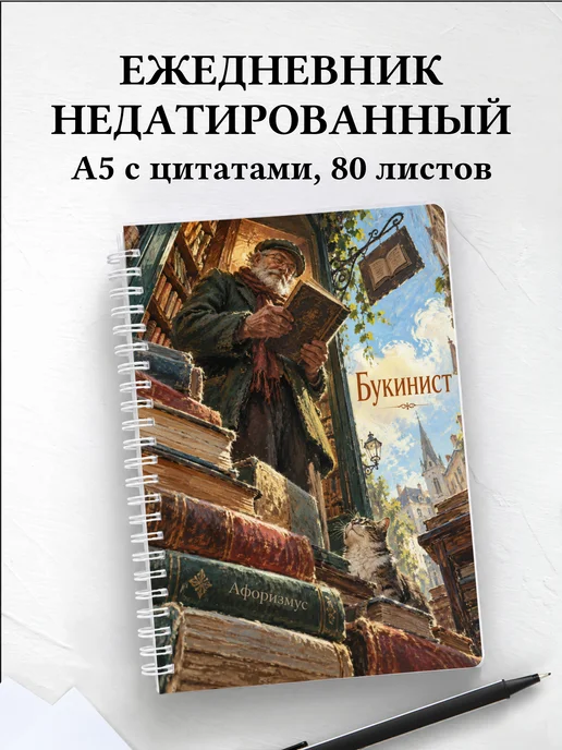 Ежедневник недатированный букиниста