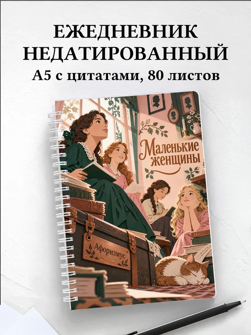 Ежедневник недатированный Маленькие женщины