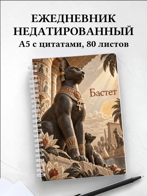 Ежедневник недатированный Бастет