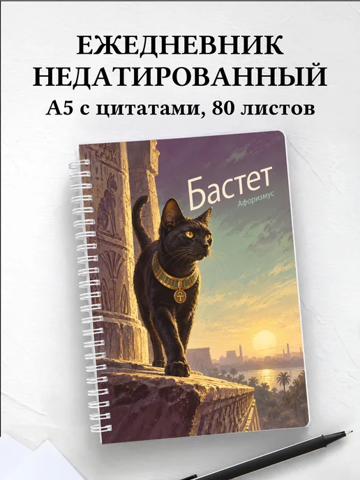 Ежедневник недатированный Бастет