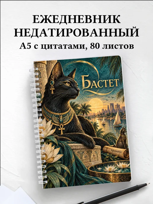 Ежедневник недатированный Бастет