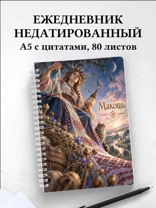 Ежедневник недатированный Макошь