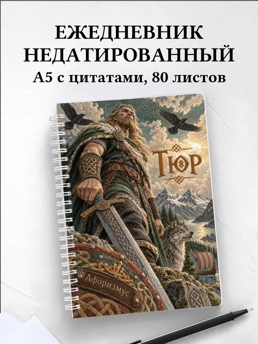Ежедневник недатированный Тюр