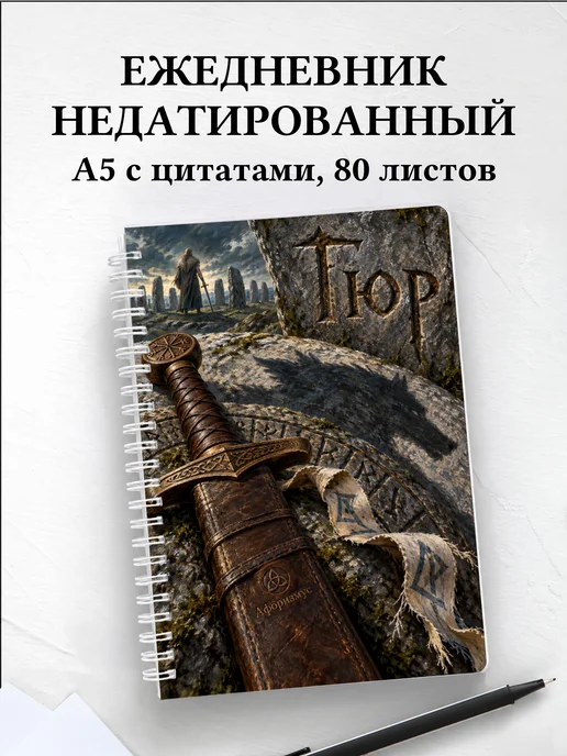 Ежедневник недатированный Тюр