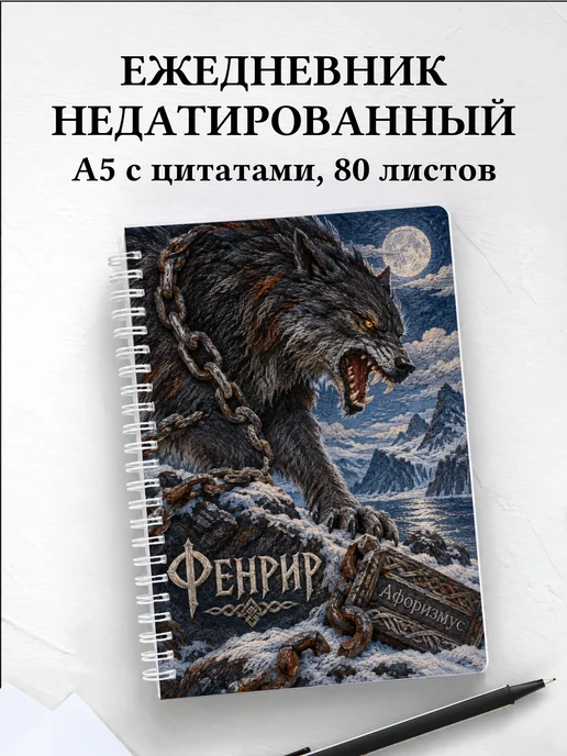 Ежедневник недатированный Фенрир