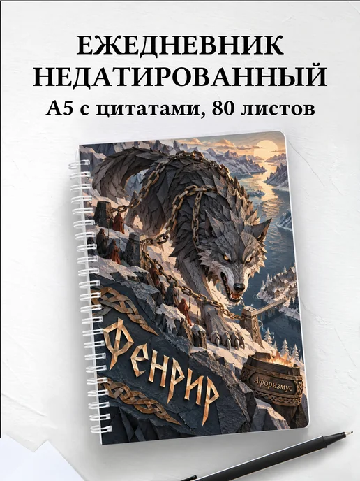 Ежедневник недатированный Фенрир