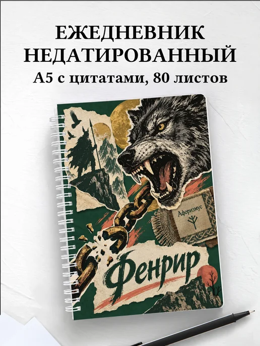 Ежедневник недатированный Фенрир