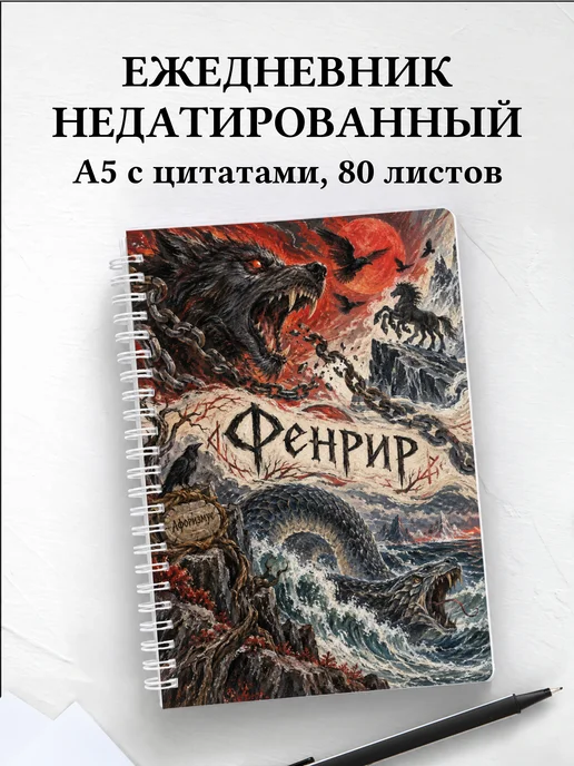 Ежедневник недатированный Фенрир