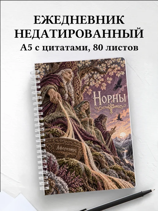 Ежедневник недатированный Норны