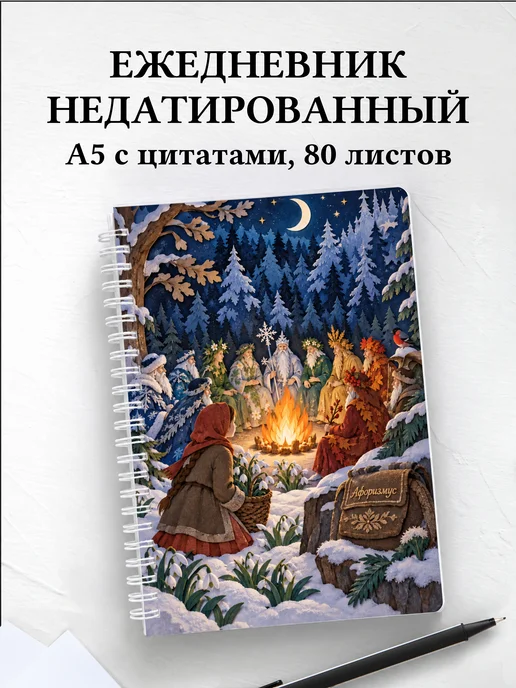 Ежедневник недатированный Двенадцать месяцев