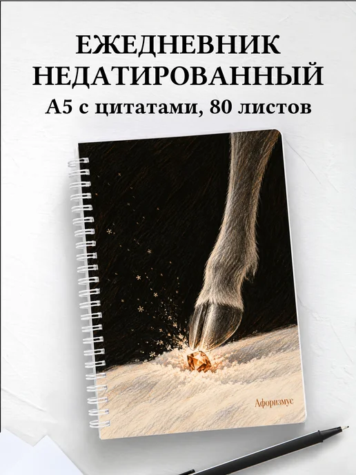 Ежедневник недатированный Серебряное копытце